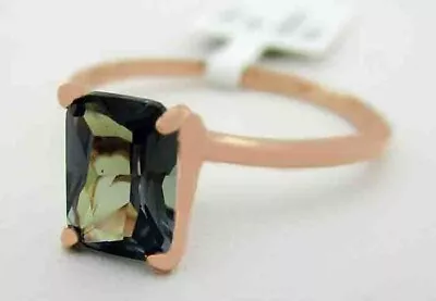 LAB CREATED 1.12 Cts ALEXANDRITE SOLITAIRE RING 10K ROSE GOLD - New With Tag • $0.99