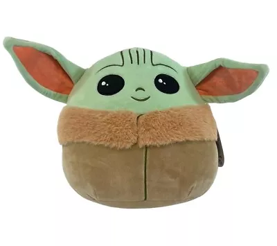 Squishmallows 10” Baby Yoda The Child Grogu Star Wars Mandalorian Plush KellyToy • $17