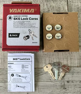 Yakima SKS Lock Cores 4 Pack #A150 W/ Keys - New In Box - FREE FAST SHIPPING!!! • $58