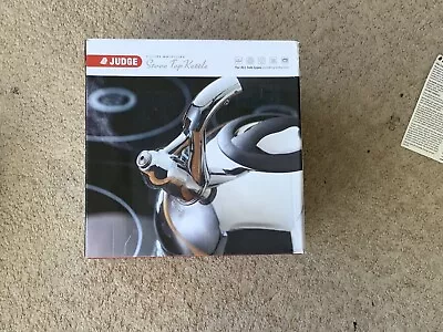 Judge Whistling Stainless Steel 3L Kettle For All Hob Types • £26