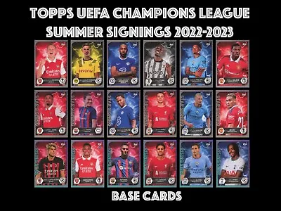 Topps Uefa Champions League Summer Signings 2022 Base Cards • £0.99