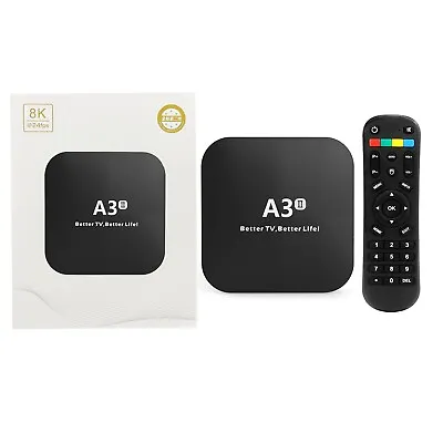 HTV A3 Chinese TV BOX (2G+16G)Android Fun 4K 美國快速發貨 免费直播/點播频道/成人频道 EVPAD FUN TV • $175