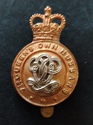 7th Queen's Own Hussars Cap Badge - Queen's Crown - 1957 - 1958 • £10