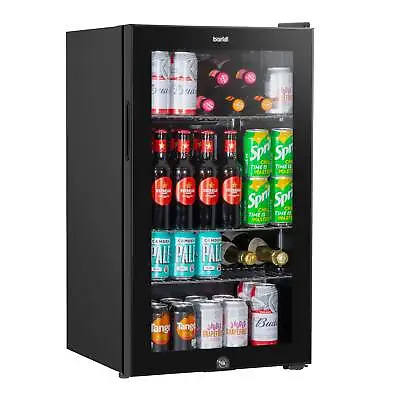 Baridi 85L Under Counter Beer Drinks & Wine Fridge Lock 110xCans 474x840mm • £227.98