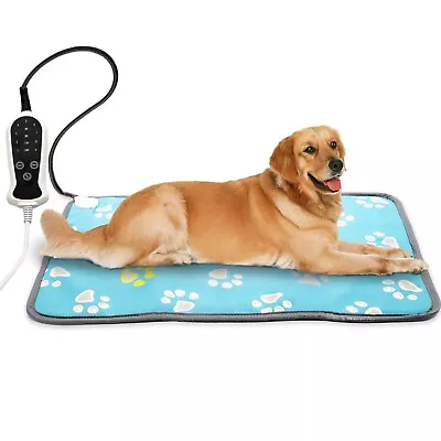 Sumajuc 9 Level Temperature Timer Waterproof Pet Cat Heating Pad Auto Power-Off • $29.99