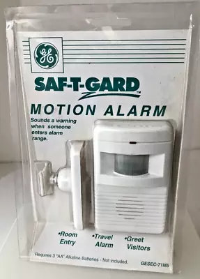 Ge Saf-t-gard Motion Alarm - Choose Alarm Or Welcome Sound Features • $15.99