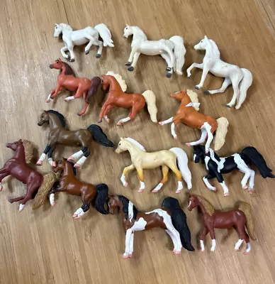 Lot Of  13 Vintage 1990’s Empire Grand Champion Mini Horse Figure Plastic Toys • $24.99