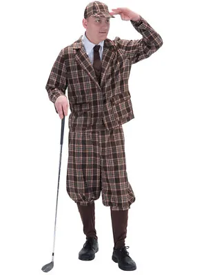 Adult Mens 1930s Golfer Costume • £55.99