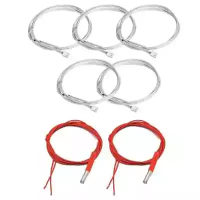 7Pcs Ender 3 Thermistor NTC 100K Ohm 24V 40W Heater Cartridge Upgrade Kit For • $14.69