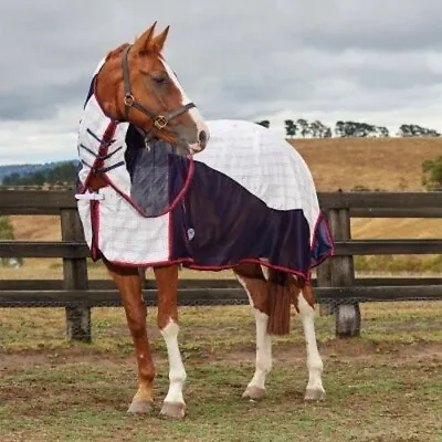 NEW Weatherbeeta Breeze With Surcingle IV Combo Neck Turnout Fly Sheet 72  • $59