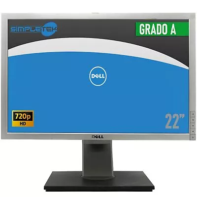 Dell P2210f Screen Monitor LCD Display 22   16:9 Wide PC VGA Computer Fixed DVR • $398.82