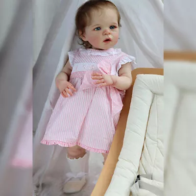 24inch Lifelike Reborn Baby Dolls Toddler Sandie Standing Doll Girl Kids GIFT • $135.44