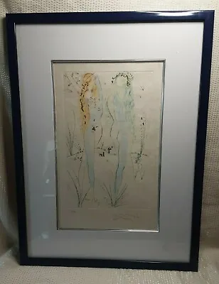 $999.29 • Buy  Dali  Signed Artist Proof Etching    Two Nudes    Song Of Songs Of Solomon