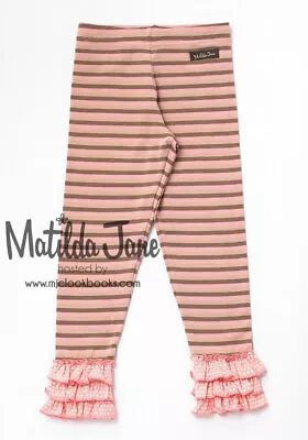 NEW Matilda Jane Taffy Pull Leggings Size 8/10/12 • $12