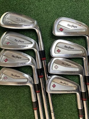 MacGregor MT Pro-C Iron Set 3-PW Stiff Flex Steel Shafts Excellent Forged 1025 • $179.99