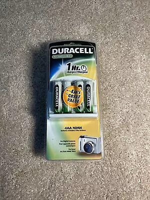 Brand New Duracell 1 Hour Battery Charger Rechargeable AA NiMH / NiCd • $24.99