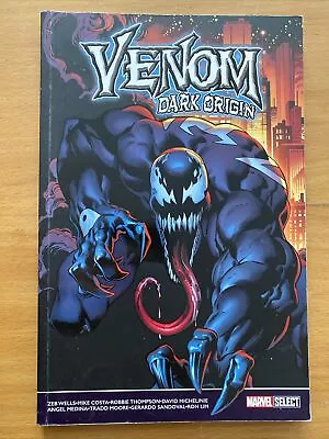 Venom Dark Origin Marvel Select Panini Zeb Wells Paperback 9781846532474 Graphic • £15