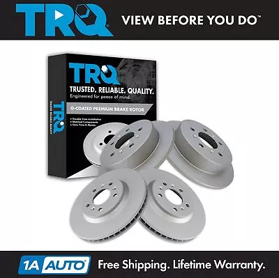 TRQ Brake Coated Rotor Pair Set Front & Rear Kit For Chevy Impala Monte Carlo • $159.95