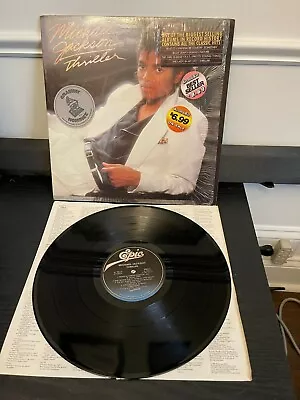 Michael Jackson~ Thriller  Gate-fold 1982 Hype Sticker Qe-38112 Lp • $89.99