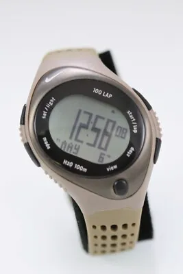 Nike WR0080 Unisex Watch Brown Plastic Alarm Chron Light Date 100m Gray Quartz • $177.01