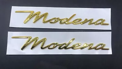 2pcs For Maserati Modena Letter Fender Side Emblem Badge Nameplate Golden • $28.99