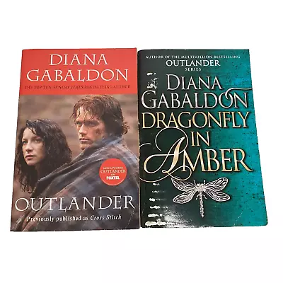 Outlander Series Books 1 & 2 By Diana Gabaldon Paperbacks Historical/Rom/Fantasy • $18