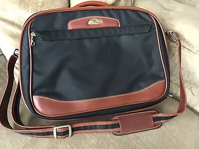 Samsonite Messenger Bag Black & Tan 15 X 10.5 Inches • £22