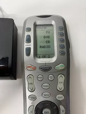 Osiris Universal Remote MX-350 With MRF-260 Base DC9V Adapter Tested & Working! • $35