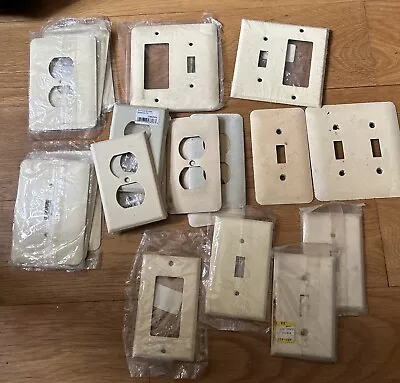 Lot Of Outlet & Light Switch Cover Plates - Metal Paintable Some New Some Used • $9.99