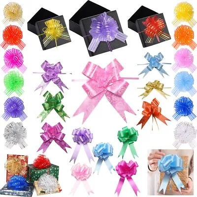 £2.99 • Buy Pull Bows 30MM Quality Gift Present Wrap Ribbon Wedding Car Birthday Party Ribon