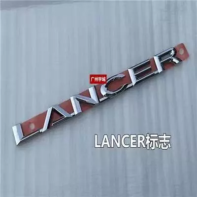 Chrome LANCER Trunk Lid Badge Emblem Sticker For Mitsubishi LANCER EVOLUTION • $14.99