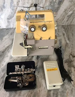 $488.77 • Buy Bernette 203 Sewing Machine W Foot Pedal & Extra Tools/Parts-RARE VINTAGE-SHIP24