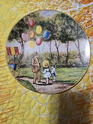 The BALLOON MAN By Dominic Mingolla! Limited Edition Calhoun's Plate (1979) • $18