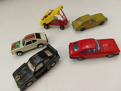 Ford Capri 5 X Diecast Cars Zylmex Corgi Matchbox Vintage Mk1 Mk2 Collection  • £38.64