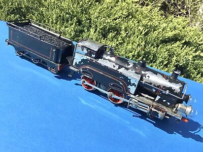 Bing Prewar 4-4-0 Electric Train W/Lights & 6 Wheel Tender 0 Ga. See Video L342 • $42