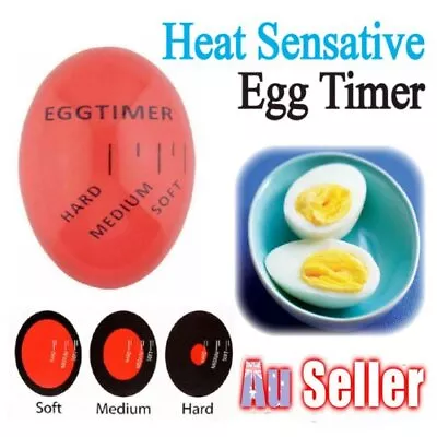 Egg Timer Colour Changing Perfect Boiled Eggs By Temperature Kitchen Helper VH • $9.28