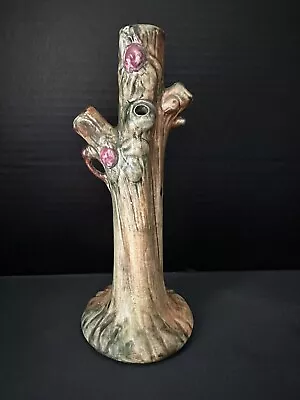 Weller Pottery Vase “Woodcraft Red Apple Tree” - 9 1/2” Tall - Marked • $58