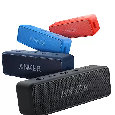 Anker Soundcore2 Portable Bluetooth Speaker Outdoor BassUp Stereo Pairing|Refurb • $27.99