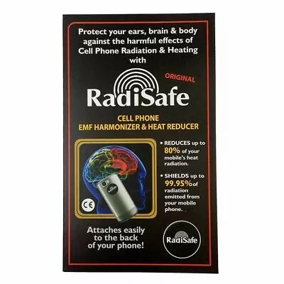 Genuine RadiSafe For All Smart Device Mobiles Apple EMF/EMR Radiation Protection • $8.95