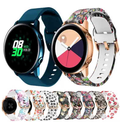For Samsung Galaxy Watch Active 2 44 40mm 42 Silicone Bracelet Sports Band Strap • $11.99