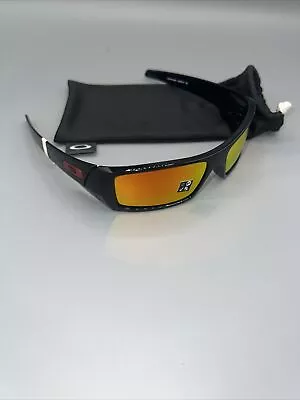 New OAKLEY GASCAN 009014-4460 Polished Black/Prizm Ruby Iridium Lenses Cool Hip • $94.99