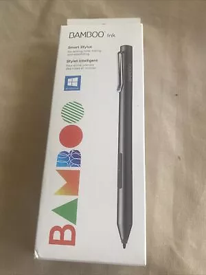 New Wacom Bamboo Ink Smart Stylus For Windows Ink Gray Model: CS323AG0A • $26.99