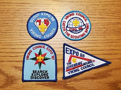 Boy Scout Viking Council Minnesota Scout Expo 1985-1988 Patches • $6