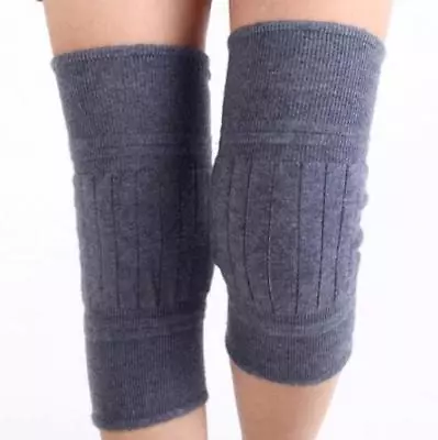 Womens Men's Warm Cashmere Wool Knee Warmers Leg Thigh High Socks Pad Legging W4 • $84.72