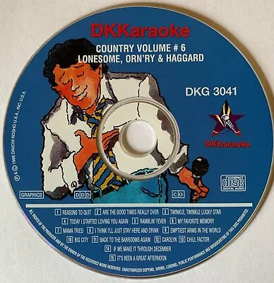 Dk Karaoke Millennium - Applause Series 3041 - Country - Merle Haggard - Rare • $9.99