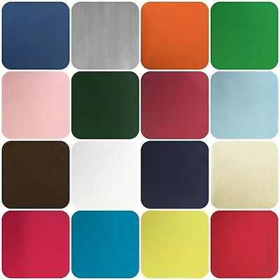 Polycotton Quality Plain Sheet Bedding Craft Dress Fabric Material 94  / 240cm • £6.99