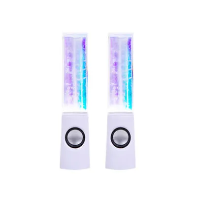 2PCS Speakers With Lights LED Dancing Water Light Speakers Show Music • $34.60