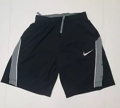 Nike Dri Fit Running Activewear Shorts Mens Size Medium Black/Gray EUC • $19.89