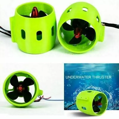 For ROV RC Bait Tug Boat 12V-24V Underwater Thruster Motor 4 Blades Propeller • $68.57