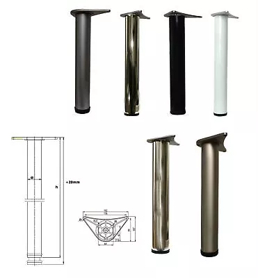 £7.75 • Buy Adjustable Breakfast Bar Worktop Support Table Kitchen Leg 710/820/870/1100 Mm